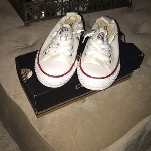 Girls white Converse. Size 13